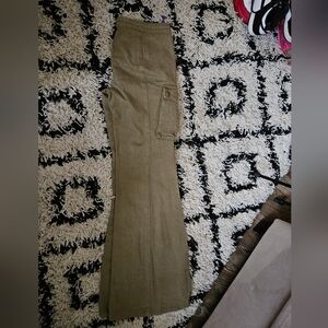 Edikted Olive Green Cargo Pants